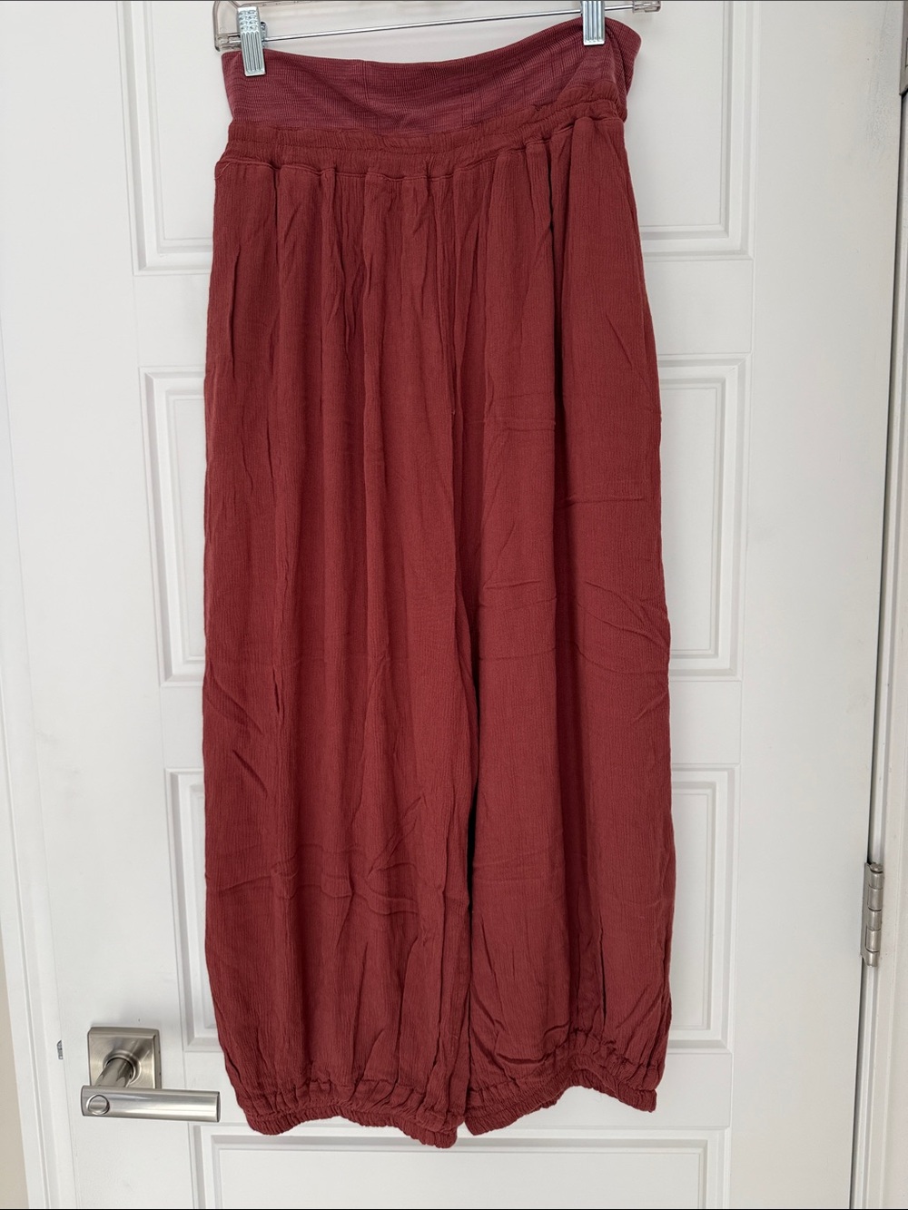 Free People Women’s Wide-Leg Elastic Waist gypsy pants